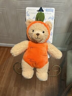 Brand New Beautiful Dexypaw Pug  Bear Dog Toy  12” Clinker & Squeaker